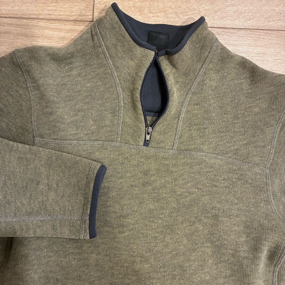 Arc’teryx Men’s Covert 1/4 Zip Green Polartec Pullover Size S